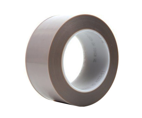 3M™ 021200-16132 Gray 5481 PTFE 6.8 Mil Film Tape - 2" x 36 Yard Roll