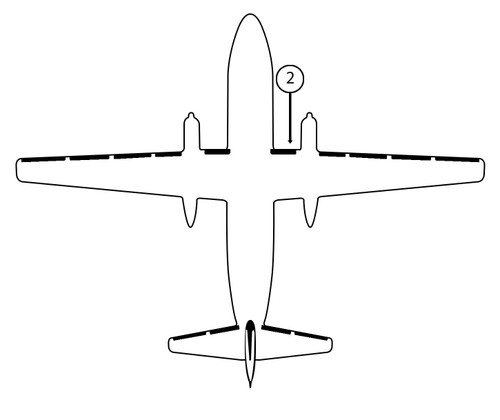 GOODRICH P30S7D5185-02 FASTboot® Fokker 50 RH Fuselage - Nacelle De-Ice Boot