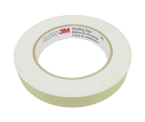 3M™ 048011-58035 Tan 203 General 4.7 Mil Purpose Masking Tape - 18 mm x 55 m Roll