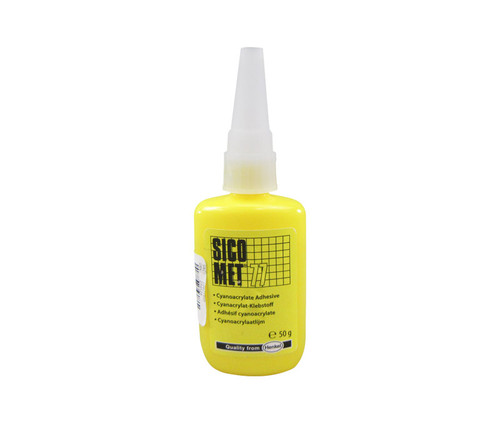 SICOMET® 77 Clear Fast Curing Instant Adhesive - 50 Gram Bottle
