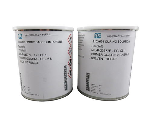 PPG® DeSoto® 513X390 Yellow MIL-P-23377F Type I Class 1 Spec Military Epoxy Primer - Gallon Kit