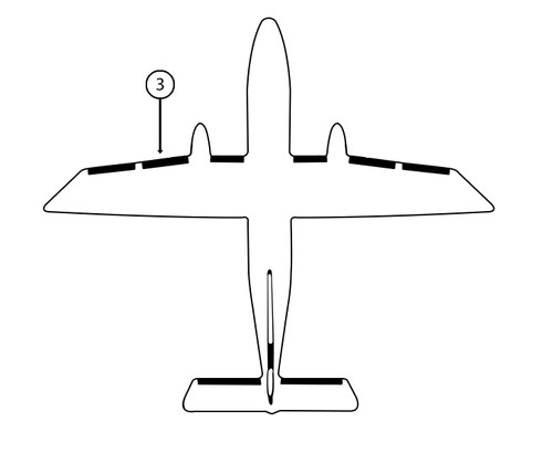 GOODRICH 29S5D5138-11 Dornier 228-100, 228-200, 228-201 & 228-101 LH Nacelle - Break De-Ice Boot
