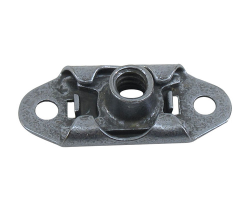 Military Standard MS21059L08 Dry Filmed Steel Nut, Self-Locking, Plate