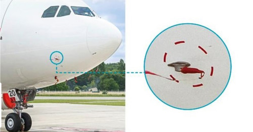 Sesame Technologies NMPC-640-2 Red Nomex Airbus A350/A380 Multifunction Probe Cover