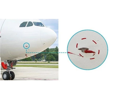 Sesame Technologies NMPC-640-2 Red Nomex Airbus A350/A380 Multifunction Probe Cover
