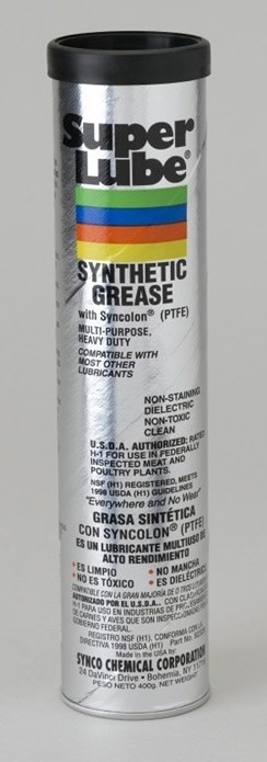 Super Lube® 82328 Clear PTFE Multi-Purpose Synthetic Grease - 400 Gram Standard Cartridge