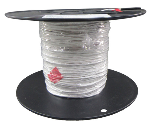 Military Specification M27500/22WN2N06 White Jacket 22 AWG 2 Conductor Shielded Cable