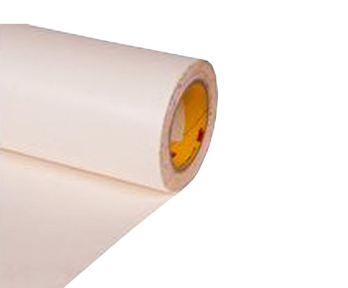 3M™ 048011-63693 Transparent 8658DL Flame 8 Mil Retardant Polyurethane Protective Tape - 4" x 0.008 x 36 Yard Roll