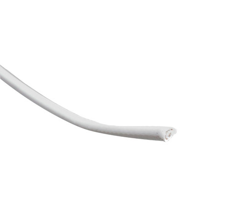 Military Specification M27500/22TE2T14 White Jacket 22 AWG 2 Conductor Shielded Cable