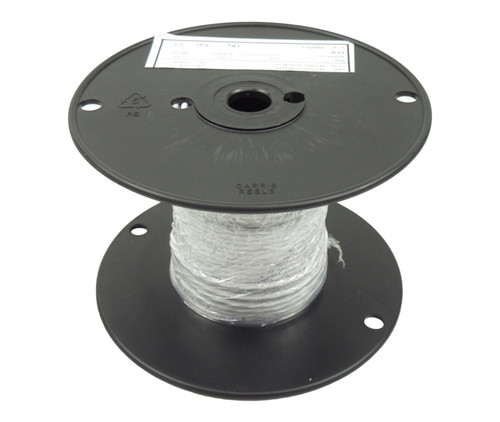 Military Specification M27500/22SB3T23 White Jacket 22 AWG 3 Conductor Shielded Cable