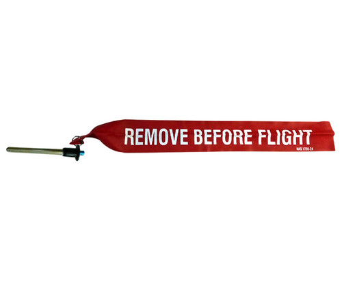 AERO Specialties 2008683 Falcon 7X & 8X Nose Landing Gear Downlock Pin with Remove Before Flight Streamer