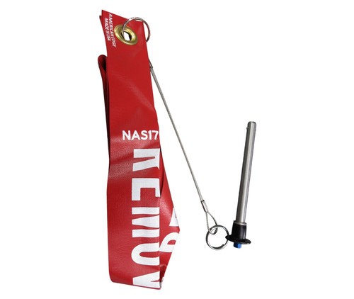 AERO Specialties 2014425 Gulfstream G280 Main Landing Gear Downlock Pin with Remove Before Flight Streamer