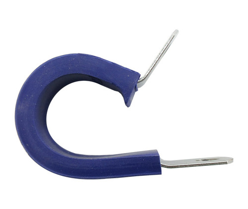 Military Standard MS21919WCE10 Crescent Steel Band 275°F Ethylene Propylene Cushioned Clamp, Loop