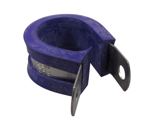 Military Standard MS21919WCE11 Crescent Steel Band 275°F Ethylene Propylene Cushioned Clamp, Loop
