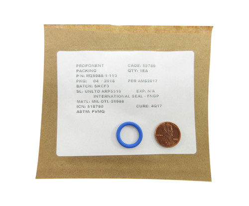 Military Specification M25988/1-113 O-Ring