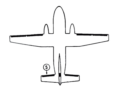 GOODRICH 25S7D5028-05 CASA 212-100 LH Horizontal Stabilizer De-Ice Boot