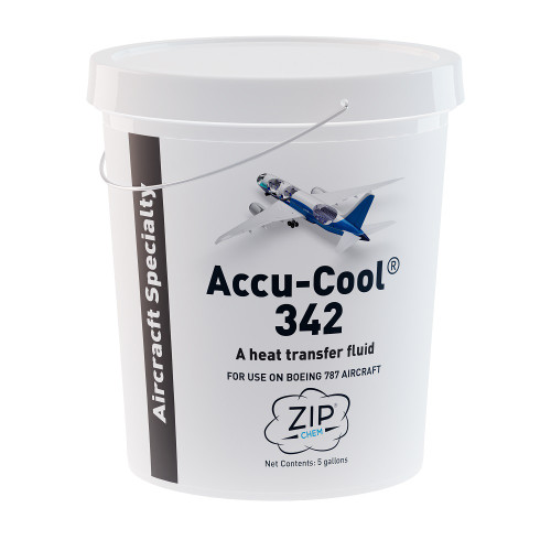 Zip-Chem® 011097 Accu-Cool® 342 BMS 3-42 Spec Heat Transfer Fluid - 5 Gallon Pail