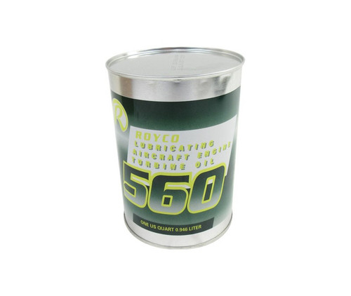 ROYCO® 560 MIL-PRF-23699G HTS Class Spec Advanced Synthetic Gas Turbine Engine Oil - Quart Can
