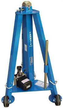 Tronair® 02-0234-0111 Blue 2-Ton Hydraulic 34" to 79" Tri-Pod Jack