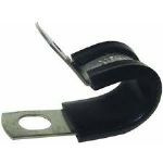 Military Standard MS21919DG35 Aluminum Cushioned Clamp, Loop
