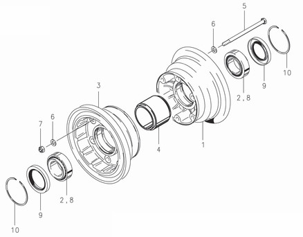 Cleveland Wheel & Brake 40-426 Wheel Assembly