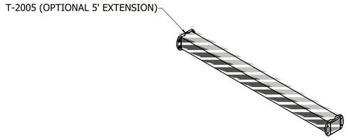 Brackett TY-2005 Option 5' TY-200 Tow Bar Extension