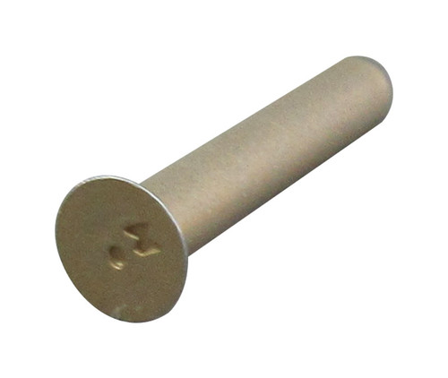 Military Standard MS20426AD4-12 Aluminum 100° Flush Head Rivet, Solid - 1 lb Bag