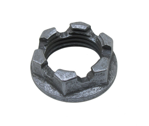Military Standard MS14145L10 Steel Dry Filmed Nut, Self-Locking, Slotted, Hexagon