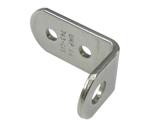 Aeronautical Standard AN743C13 Stainless Steel Bracket, Angle