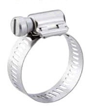 BREEZE® 200 16S Aero-Seal® Stainless Band/Stainless Steel Safety Collared Screw Clamp, Hose