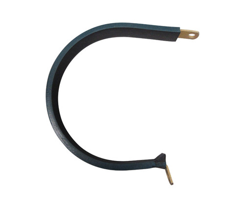 SAE Aerospace Standard AS21919WDG44 Aluminum Band Wedge Chloroprene Cushioned Clamp