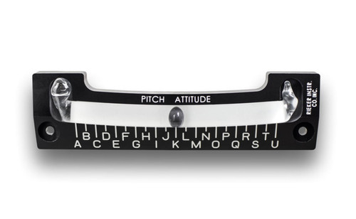 RIEKER 1005E-B Black ±5° Mechanical Aircraft Fuel System Attitude Indicator