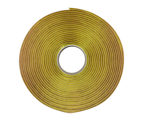 Tacky Tape® SM5142 BY Yellow 1/2" x 1/8” Vacuum Bag Sealant Tape - 25' Roll