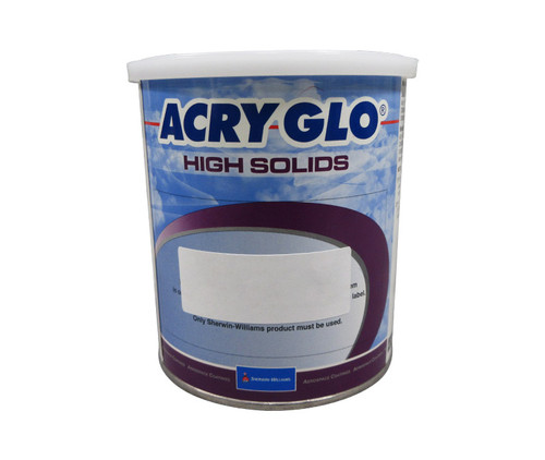 Sherwin-Williams M06070 ACRY GLO HS Metallic Rac Jag Black Acrylic Urethane Paint -3/4 Quart