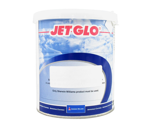 Sherwin-Williams U05531 JET GLO Matterhorn White 1080 Polyester Urethane Paint - Quart Can