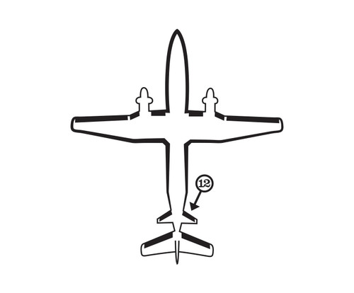 GOODRICH P29S7D5137-16 FASTboot® Raytheon Beechcraft 1900 & 1900C RH Stabilon De-Ice Boot