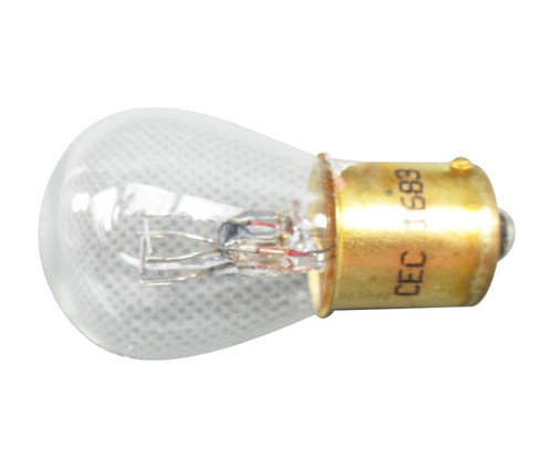 Military Standard MS25232-1683 S8 28-Volt / 29-Watt BA15s Lamp, Incandescent - 10/Pack