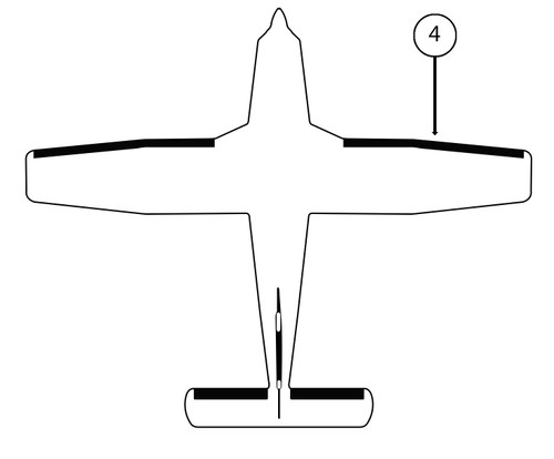 GOODRICH 25S5D5123-02 Piper PA32R-301T RH Wing De-Ice Boot