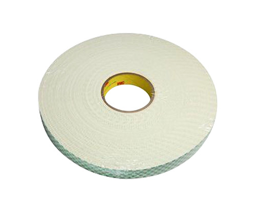 3M™ 021200-04874 Natural 4116 Single-Coated 62 Mil Urethane Foam Tape - 2" x 36 Yard Roll