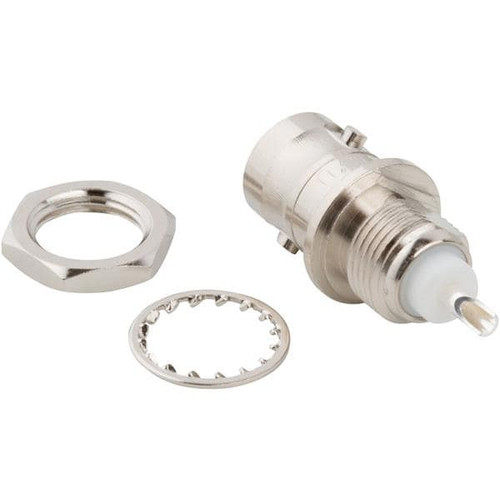 Amphenol RF 31-236 Brass/Nickle BNC Female Straight Connector, Plug, Electrical - 25/Case