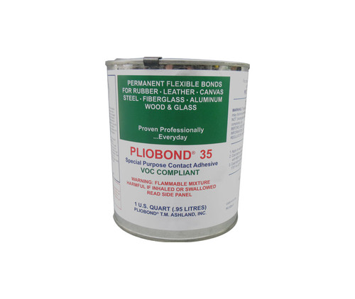 PLIOBOND® 35 LV Tan VOC Compliant Special Purpose Contact Adhesive - Quart Can - 12/Case