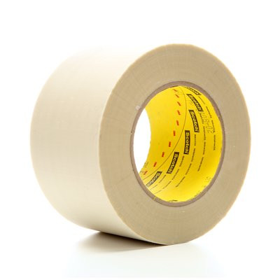 3M™ 021200-04994 Scotch® 361 White 7.5 Mil Glass Cloth Tape - 3" x 60 Yard Roll - 12/Pack