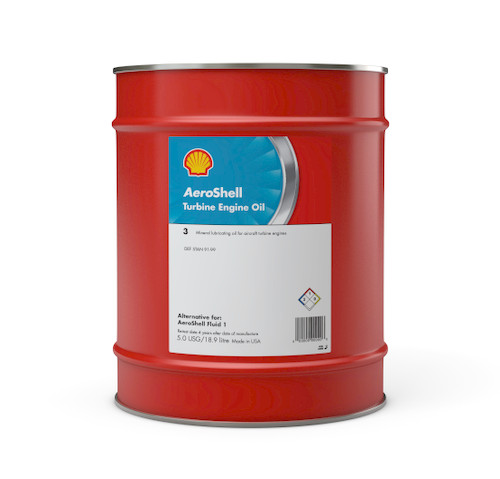 AeroShell™ Turbine Oil 3 Synthetic Turbine Engine Oil - 20 Liter Pail