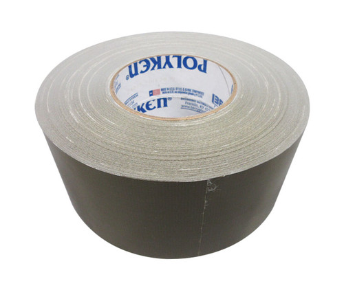 POLYKEN® 231 Olive Drab 12 mil Premium Military-Grade Duct Tape - 3" x 60 Yard Roll