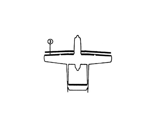 GOODRICH 25S5D5053-05 Cessna 337 LH Fuselage - Tip De-Ice Boot