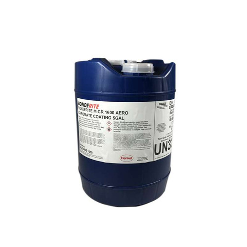 Henkel BONDERITE® M-CR 1600™ AERO Hexavalent Chromate Conversion Coating - 5 Gallon Closed Head Pail with Bung