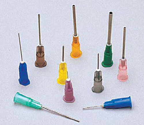 PPG® Semco® 231864 25 Gage / 1" Blue Sem-Luer Needle - 1000/Pack