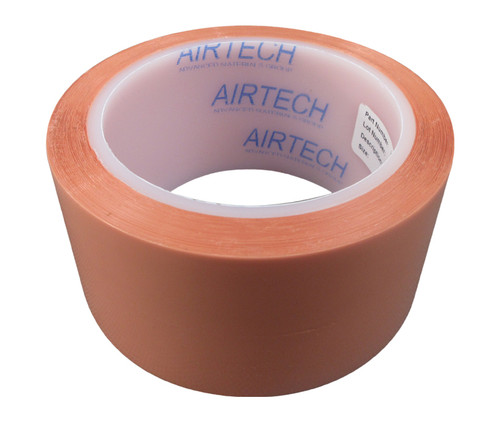 Wrightlease® 2 Orange 2" (5.08 cm) Extruded Fluoropolymer Pressure Sensitive Tape - 36 Yard Roll