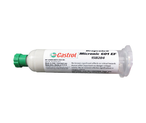 Castrol® Braycote™ Micronic 601 EF Off-White Rocket Propellant Compatible Rust Preventive NLGI #2 Grease - 2 oz Syringe