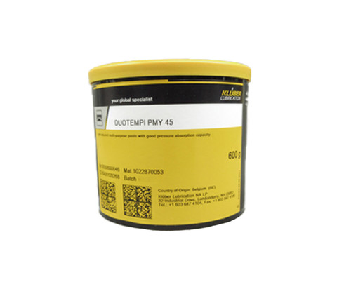 Klüber Lubrication DUOTEMPI PMY 45 High-Pressure Anti-Seize Compound - 600 Gram Can - 12/Case Klüber Lubrication DUOTEMPI PMY 45 High-Pressure Anti-Seize Compound - 600 Gram Can - 12/Case